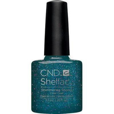 CND Shellac Shimmering Shores - 0.25 Fl Oz Sparkling Gel Polish