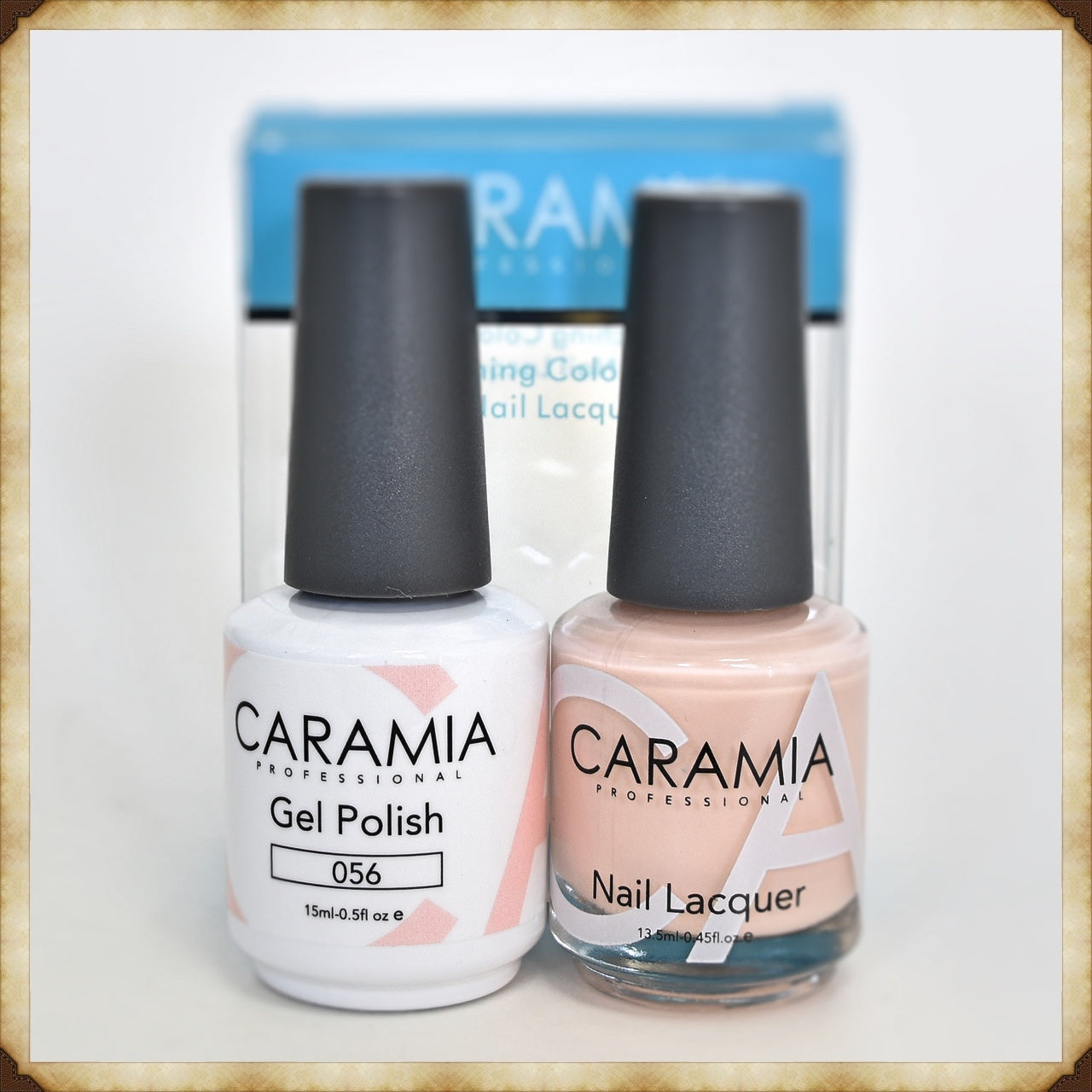 Caramia Duo Gel Polish and Lacquer Set - Shade 056