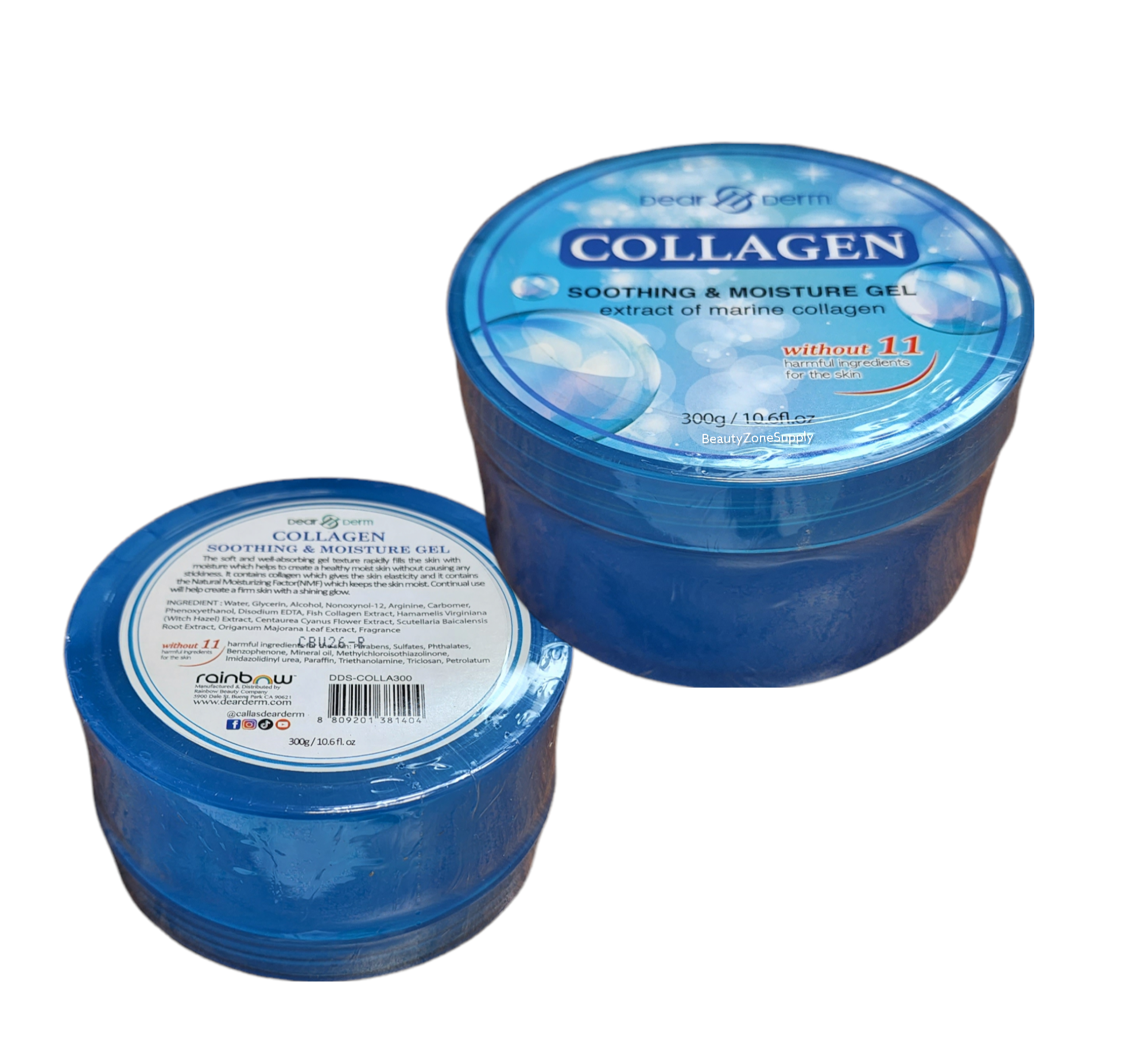 Dearderm Collagen Gel: 10.6 fl.oz Soothing & Moisturizing Skin Care