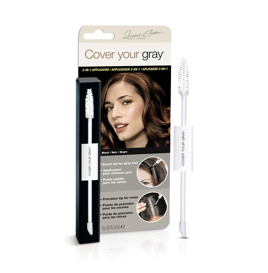2-IN-1 Hair Gray Coverage Touch-Up Solution, 0.25 OZ
