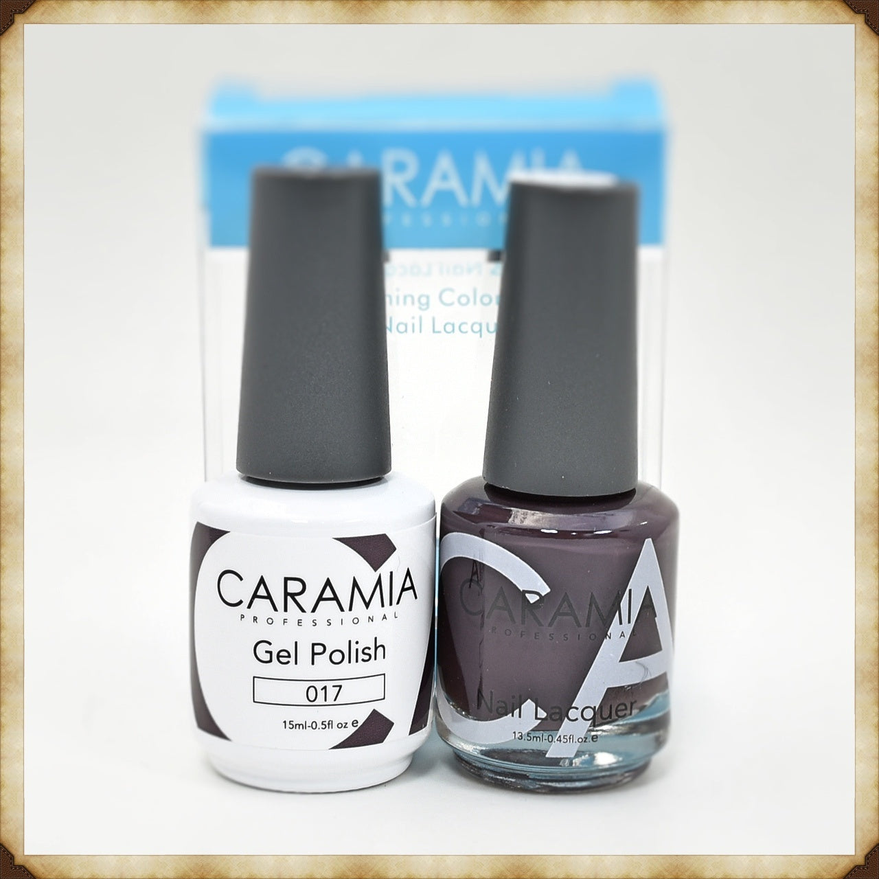 Caramia 017 Duo Set: Gel & Lacquer for Stunning Nails