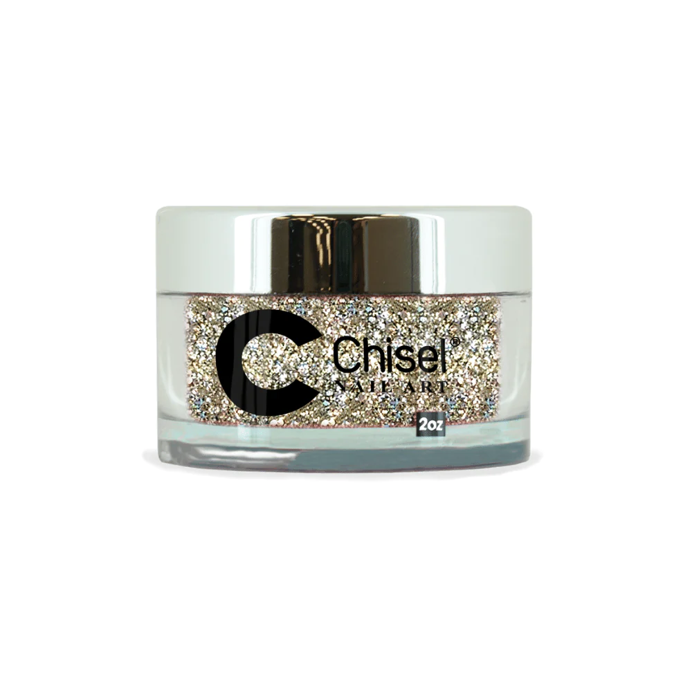 Chisel 2-Ounce Glitter Collection GL26 Acrylic and Dipping Powder for Stunning Nail Art