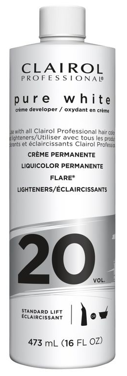 Clairol Professional 16 oz Pure White Creme Developer Vol 20
