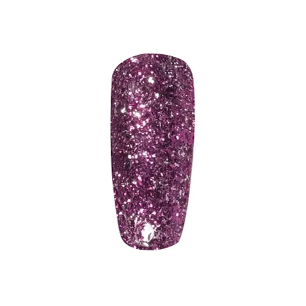 DND Dual-Use Gel Nail Polish and Lacquer in Stunning Magenta Aura Shade #920 from Super Glitter Collection 2022