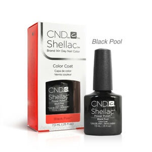 CND Shellac Gel Polish - Black Pool, 0.25 Fl Oz