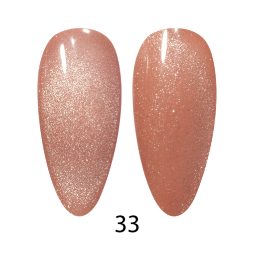 DC dnd 9D Creamy Cat Eye Gel Polish #33 - Sunset Majesty, 0.5 oz