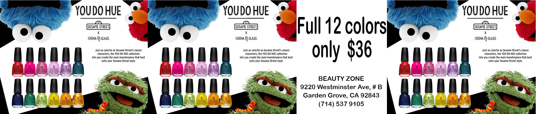 China Glaze 12-Piece You Do Hue Nail Polish Lacquer Set