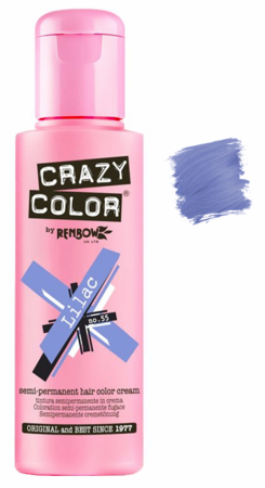 Crazy Color 150ML 5.07 oz Semi - Permanent Lilac Hair Dye