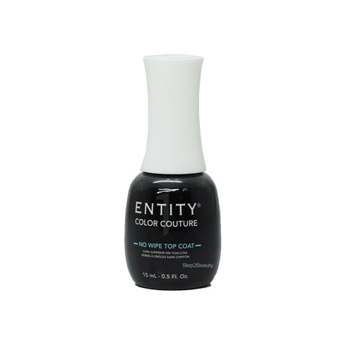 Entity Professional Soak-off Gel Non-wipe Top Coat for Nail Polish, 0.5 Ounce