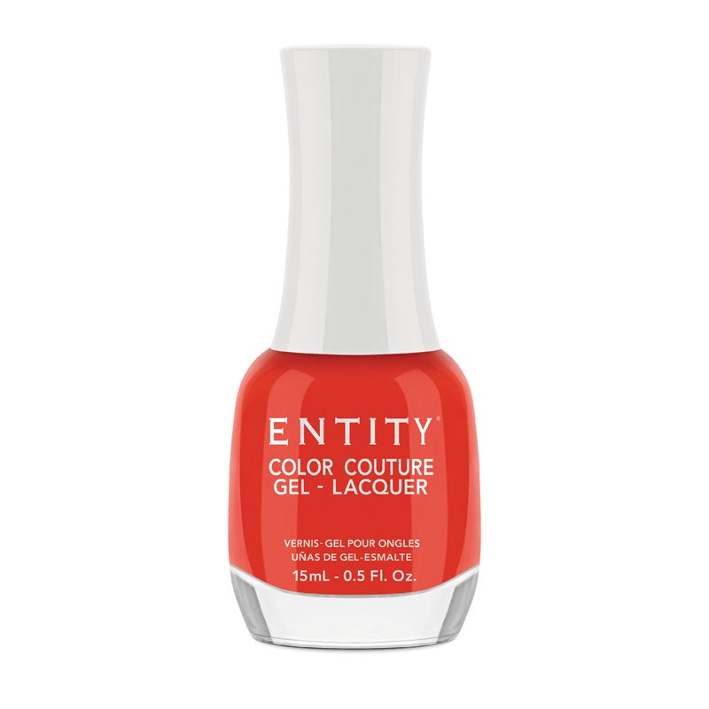 Entity Lacquer 15 Ml | 0.5 Fl. Oz. #241 Non - Generic Deep Coral Creme