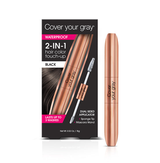 Waterproof 2-in-1 Rose Gold Touch Up for Gray Hairs, 0.35 OZ