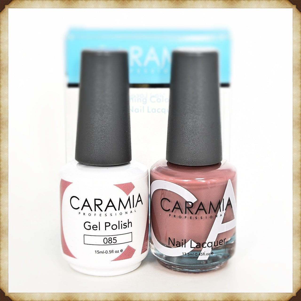 Caramia 085 Duo Set: Premium Gel & Lacquer