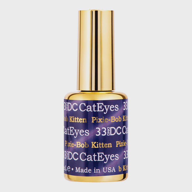 DC DND Cate Eyes #33 Pixie - Bob - Kitten Gel Polish, 0.6 fl oz