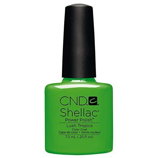 Cnd Shellac .25 Fl Oz - Vibrant Lush Tropics Color