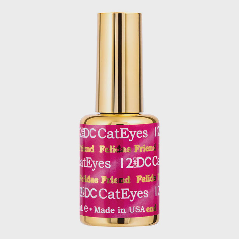 DC D&D Cat Eye Gel Polish #12 - Felidae Friend, 0.6 Fluid Ounce