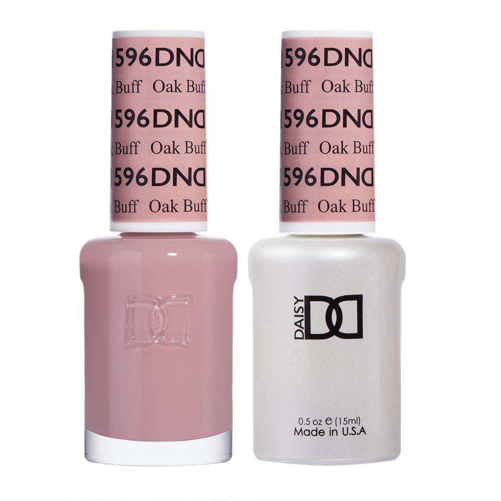 DND Duo Gel Nail Polish and Lacquer in Oak Buff Shade #596