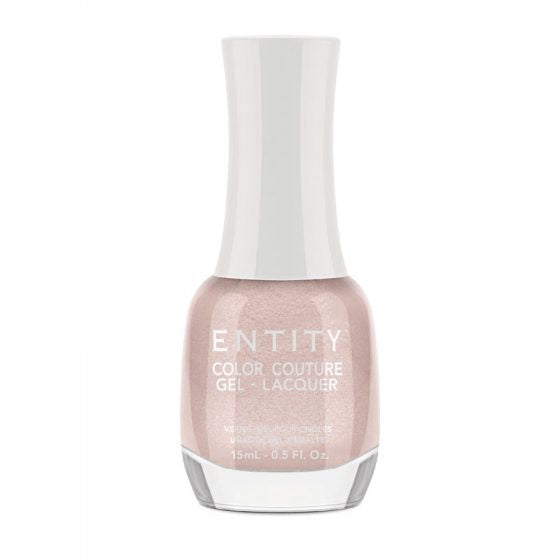 15 mL | 0.5 Fl. Oz. Entity Lacquer Rose Gold Metallic Finishing Touch #872