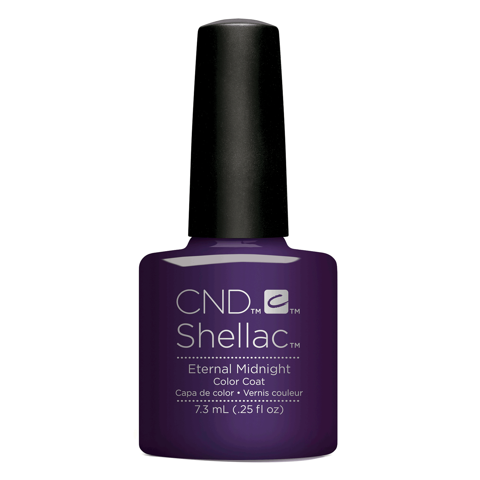 CND Shellac Eternal Midnight - 0.25 Fl Oz Premium Gel Polish