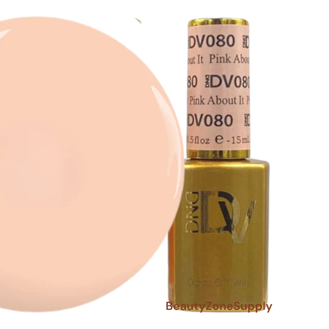 DND Diva Professional Gel Nail Polish, 0.5 Ounce, Shade 080 Think About It