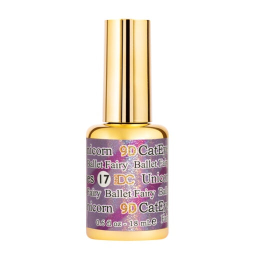 DC dnd 9D Unicorn Cat Eye Gel Polish #17-Ballet Fairy, 0.5 oz