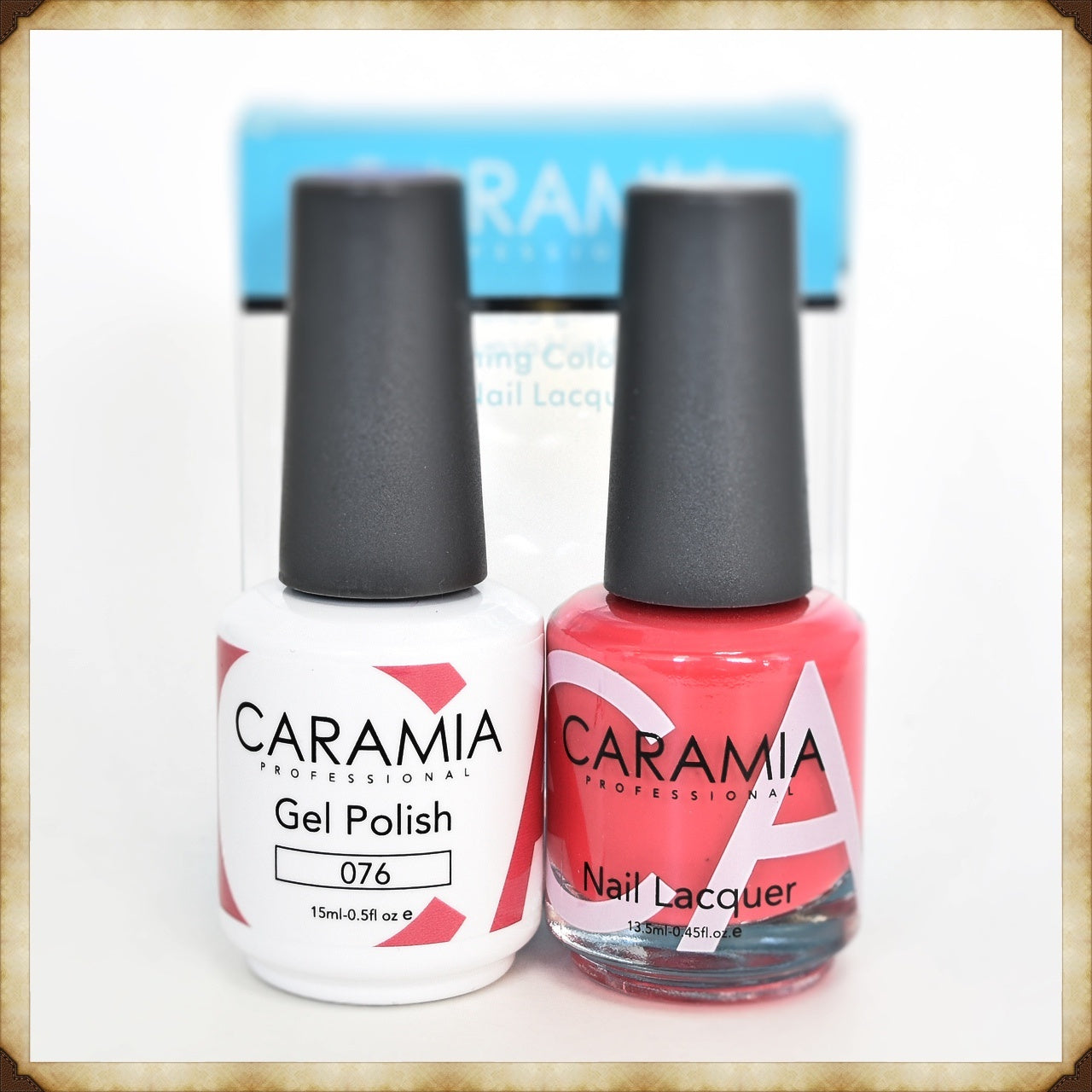 Caramia 076 Dual - Function Gel and Lacquer Set