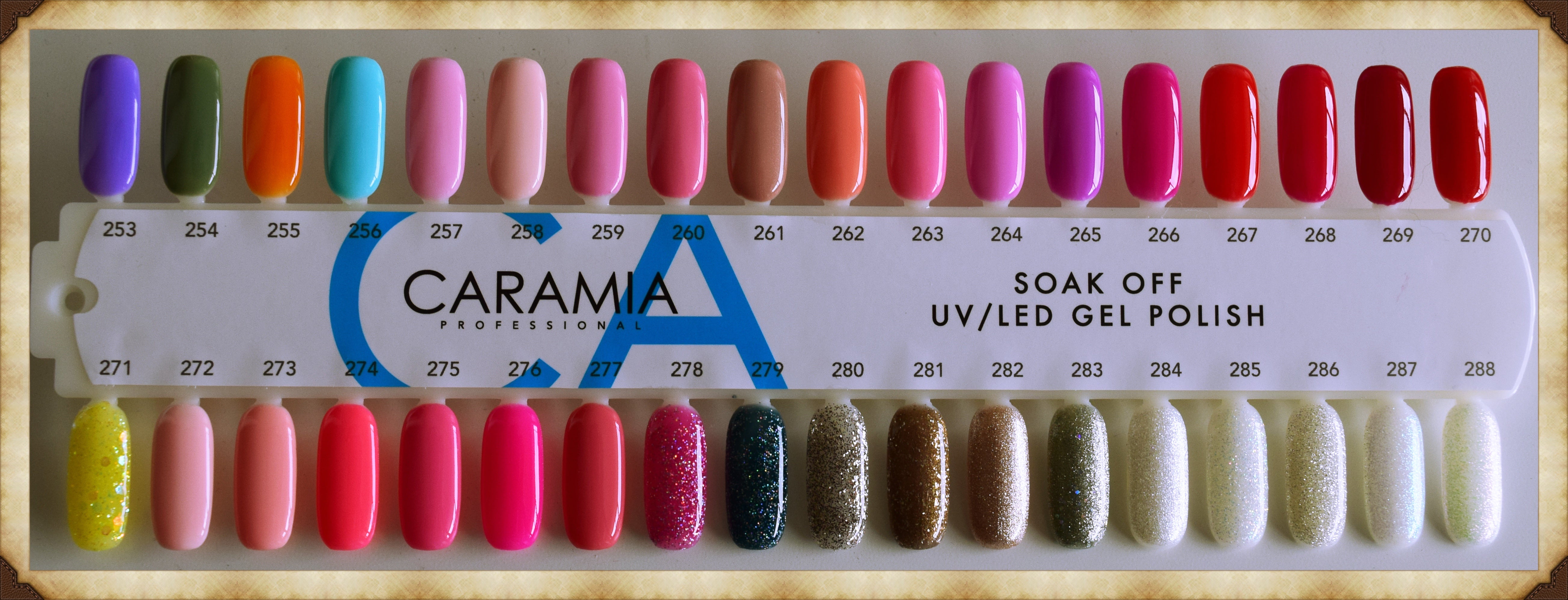 Caramia Duo Gel & Lacquer Set 253 - 288 Deal with Free US Shipping