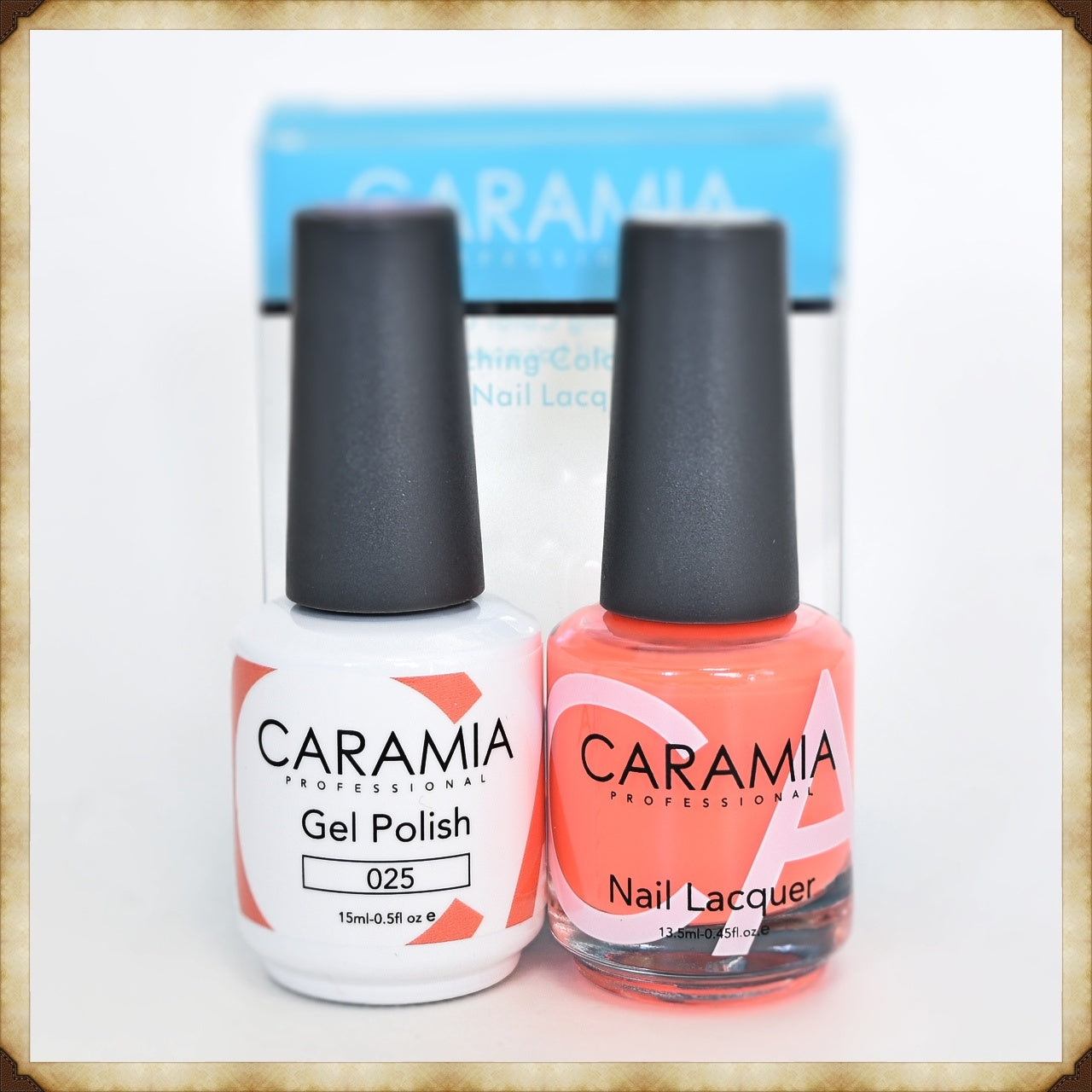 Caramia 025 Duo Gel and Lacquer Set - 1 Pack