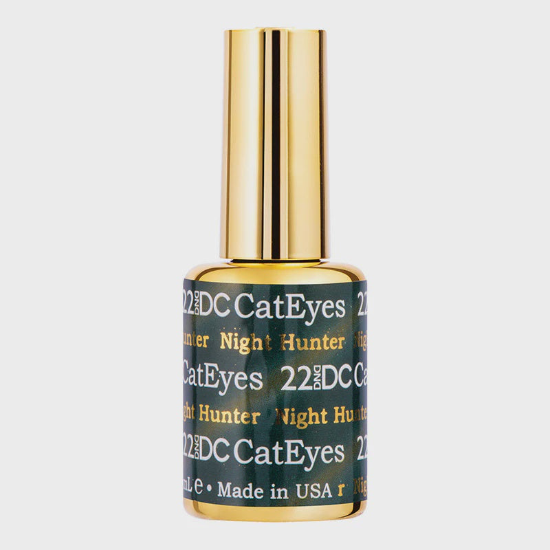 DC DND Cate Eyes Gel Polish #22 - Night Hunter, 0.6 fl oz