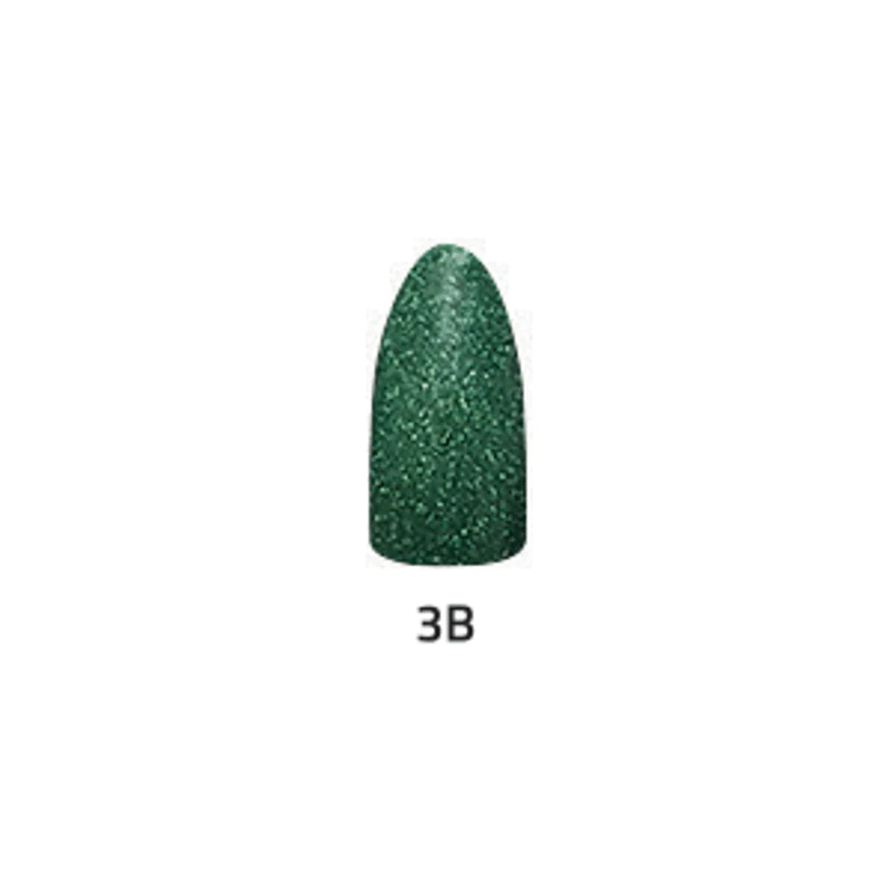 2 oz Metallic Chisel Acrylic and Dipping Powder Set, Collection 03B for Stamped Nail Art
