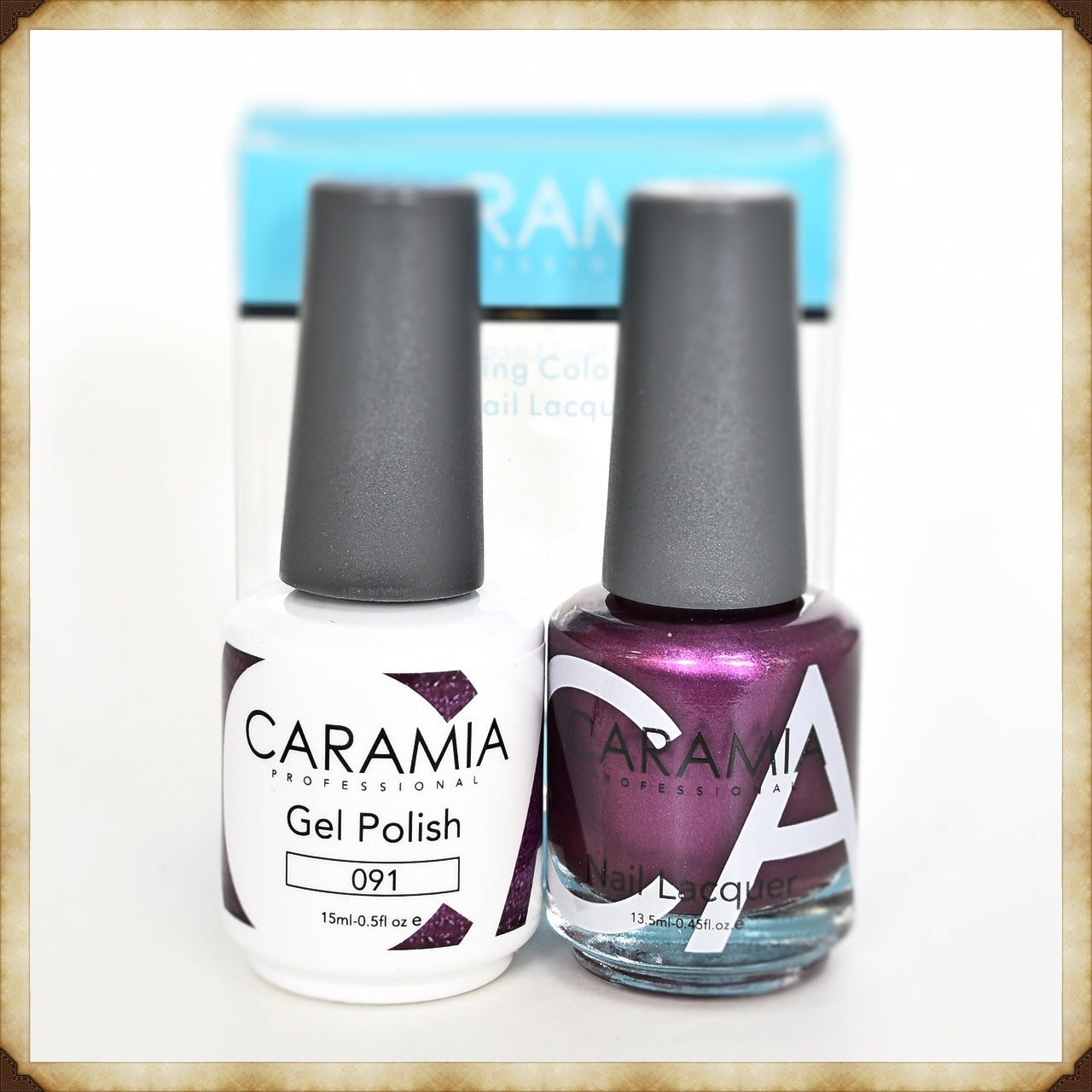 Caramia 091 Duo Gel & Lacquer Set for Stunning Nails