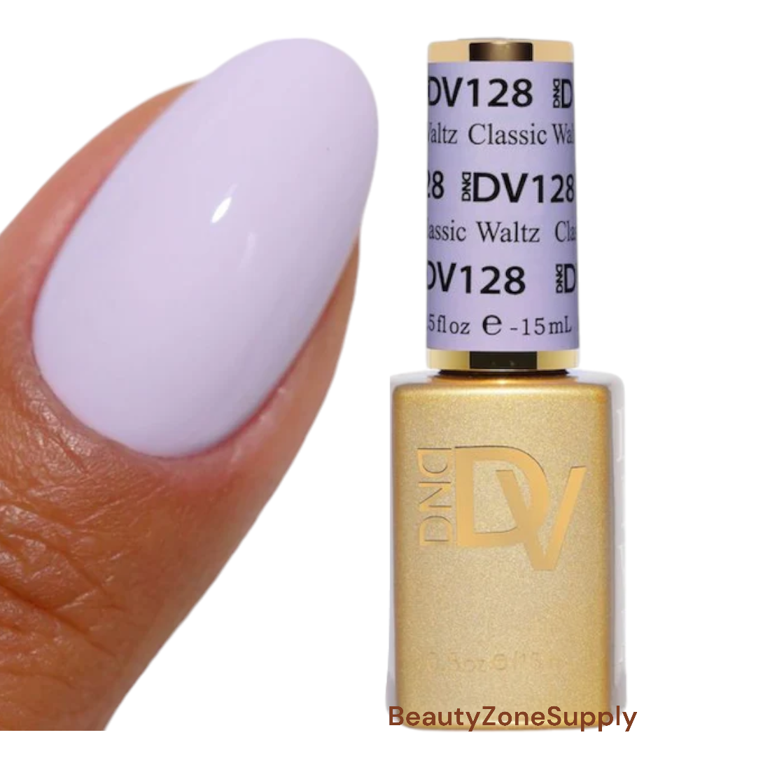 DND Diva Brand Gel Nail Polish, 0.5 Ounce Size, Color No. 128 Classic Waltz from Diva Color Chart #4
