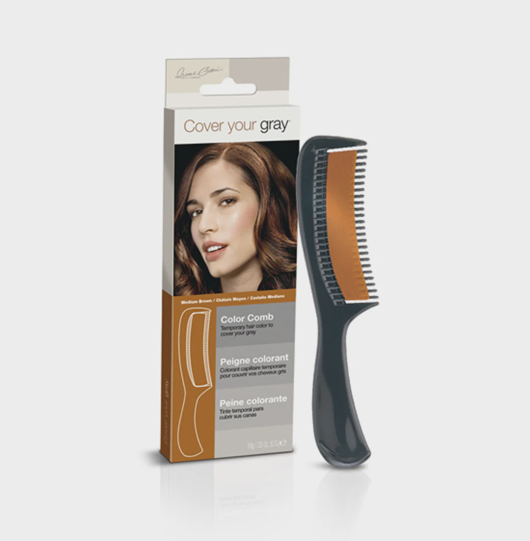 Temporary Gray - Covering Color Comb for Quick Hair Touch - Ups