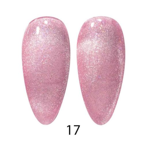 DC dnd 9D Unicorn Cat Eye Gel Polish #17-Ballet Fairy, 0.5 oz