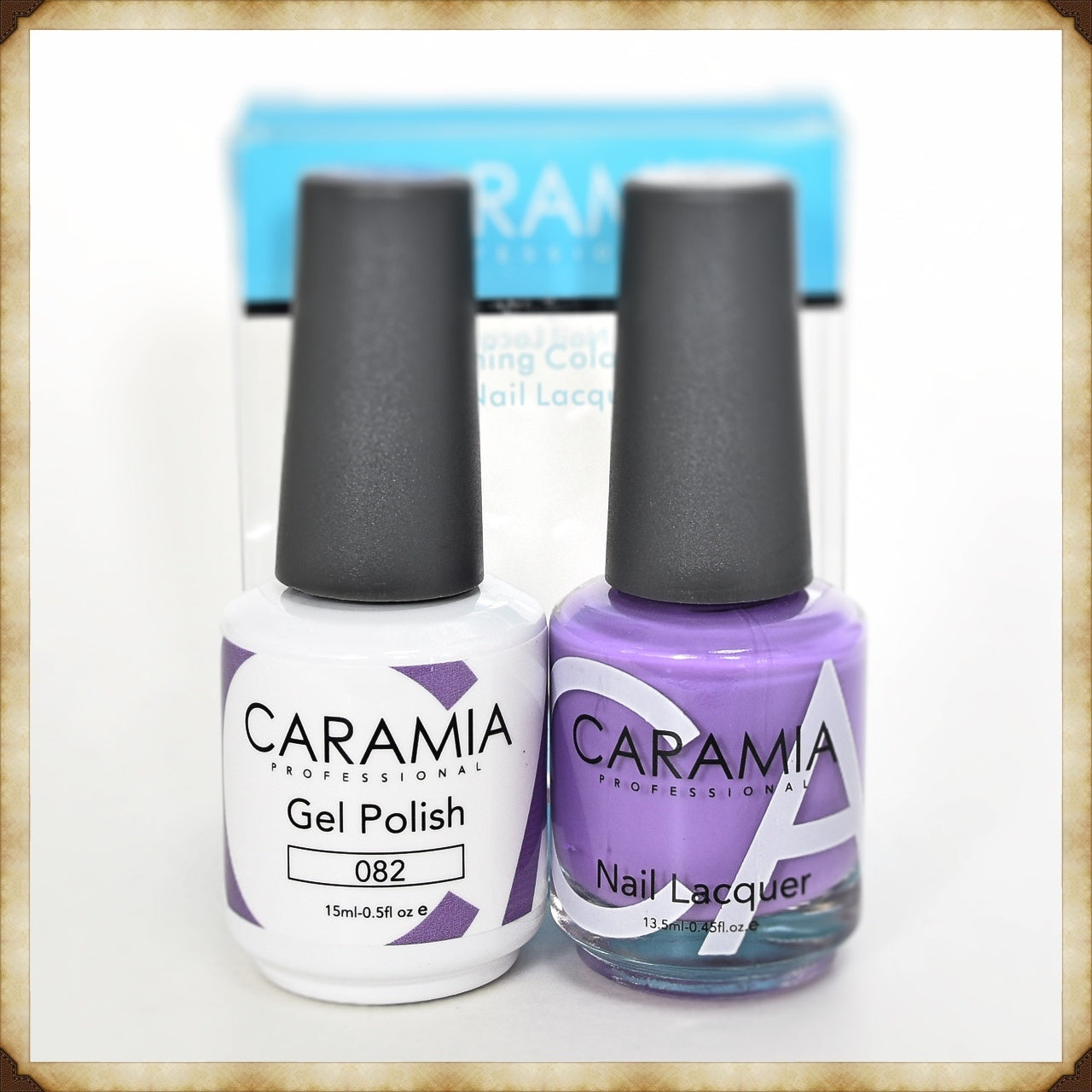 Caramia Dual - Function Gel Polish and Lacquer Set, Shade 082
