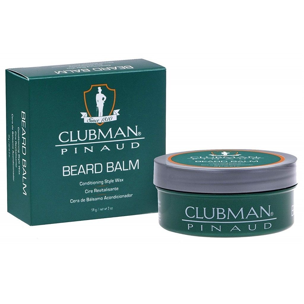2 oz Clubman Premium Beard Balm for Shine and Frizz Control #27994