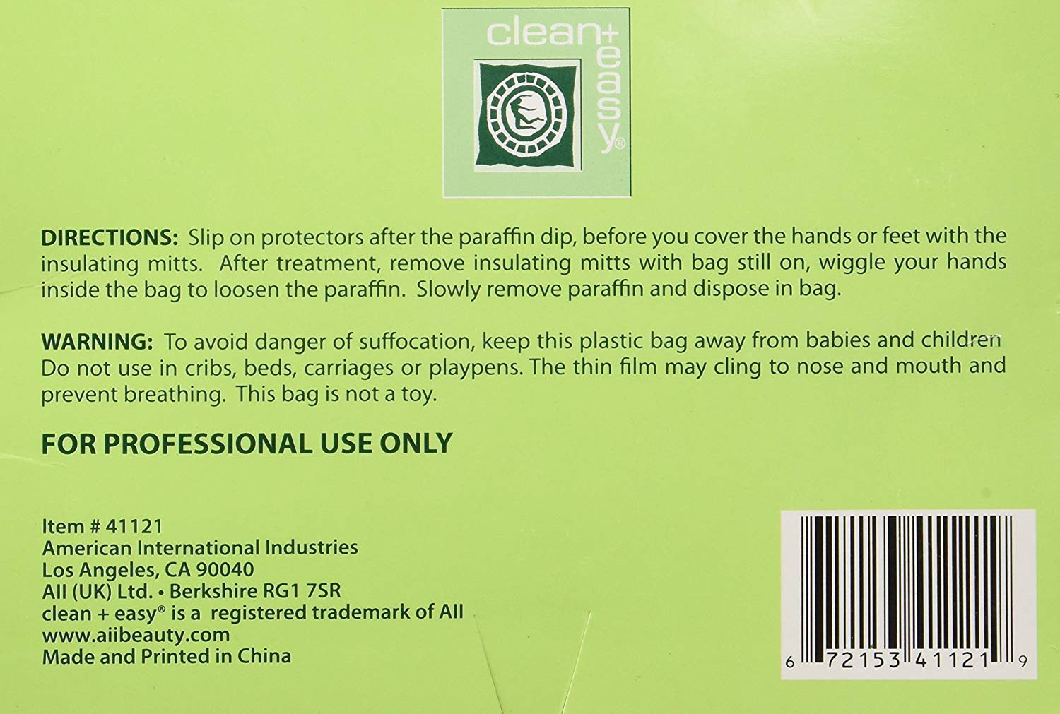Convenient 100-Count Clean & Easy Protectors for Hands and Feet #41121