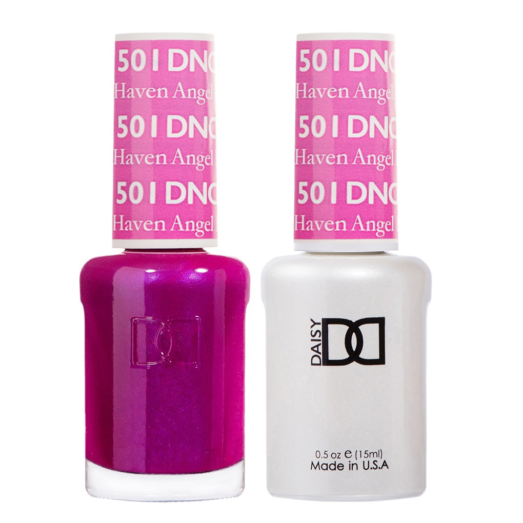 DND Haven Angel #501 Duo Set: Gel Polish and Matching Lacquer