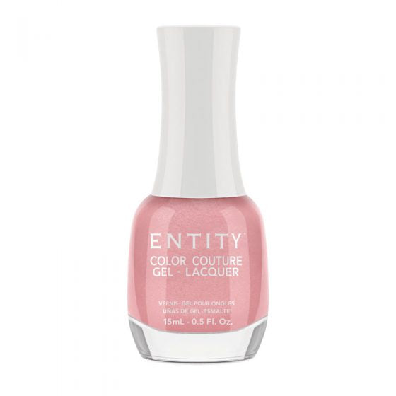 Entity Nail Lacquer - Blushing Bloomers Shimmering Nail Polish, 15 Milliliters | 0.5 Fluid Ounce, Product Code #523