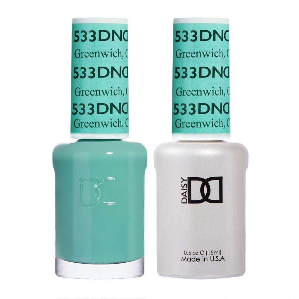 DND Dual - Purpose Gel Polish and Lacquer Set in Greenwich Shade #533