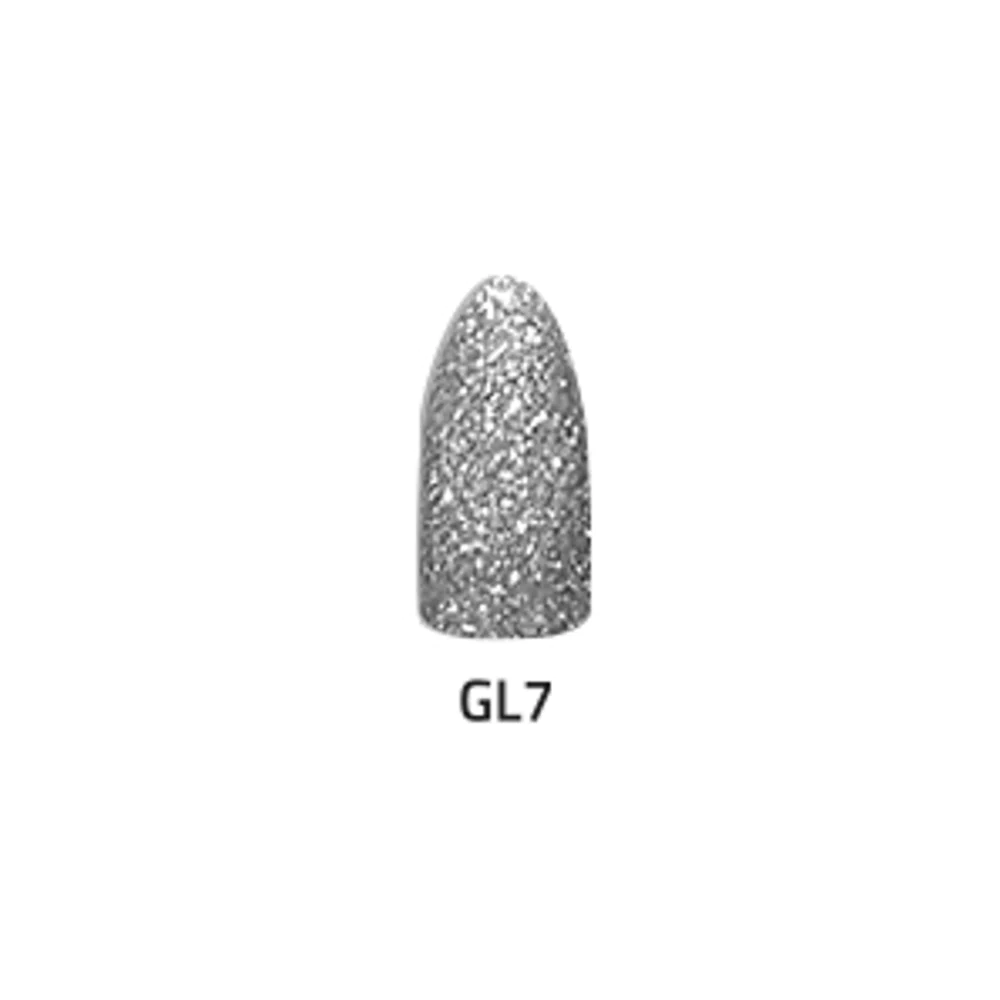 2 oz Chisel Glitter Collection Acrylic and Dipping Powder Set GL07 for Nail Art