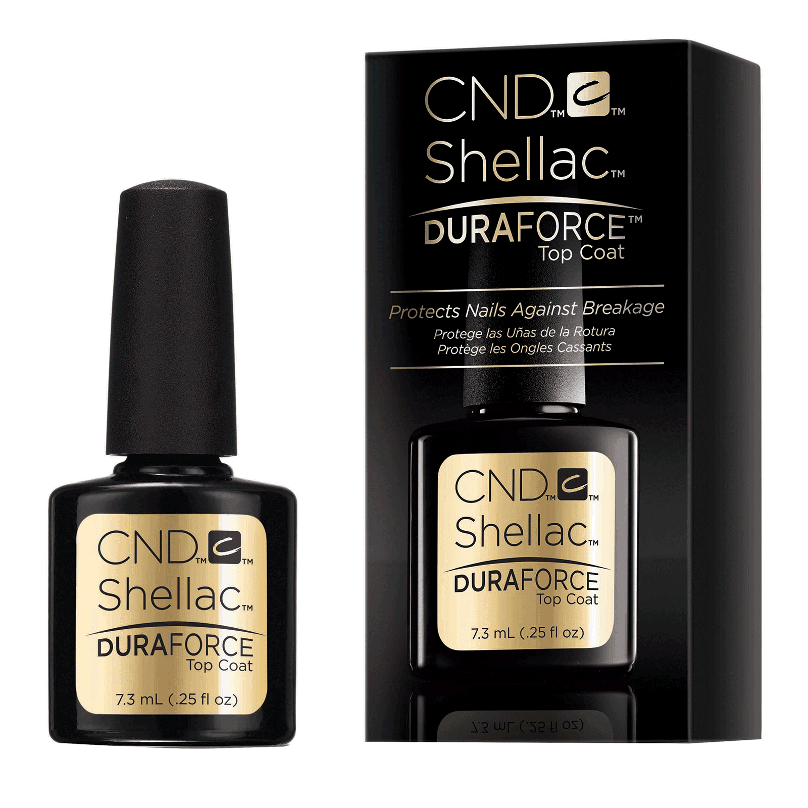 CND Shellac Duraforce 0.25-ounce Top Coat for Gel Polish Manicures