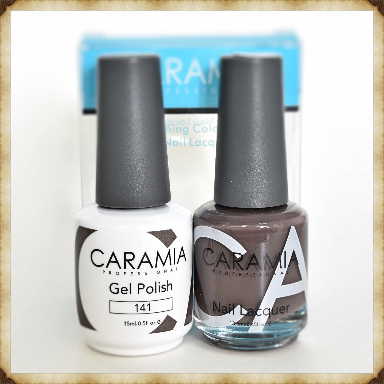 Caramia Duo Set: High - quality Gel and Lacquer Combo, Version 141