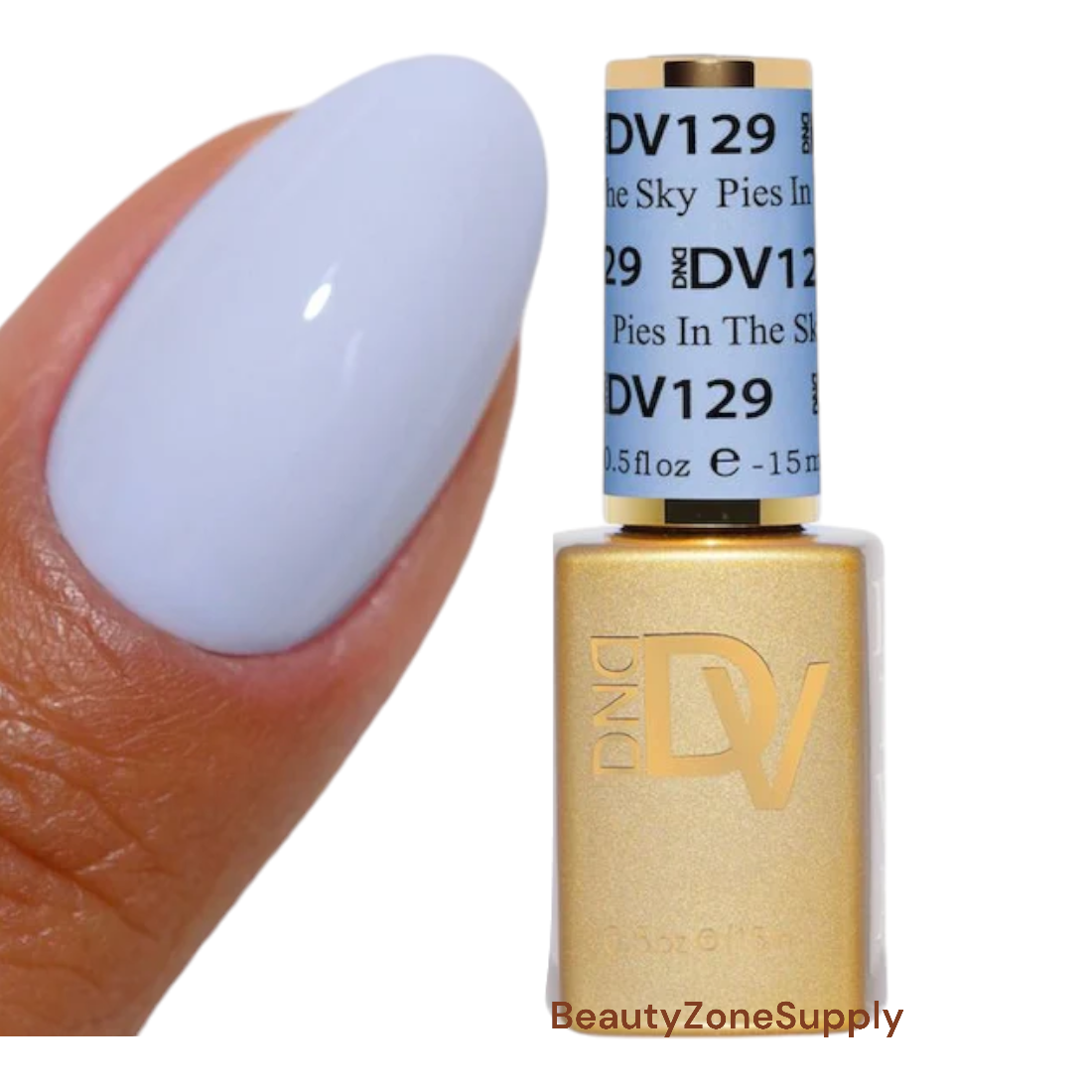 DND Diva 0.5 oz Gel Polish - 129 Pies In The Sky Shade