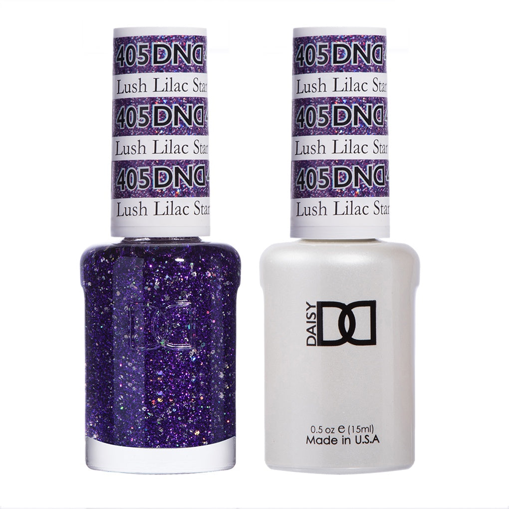 DND Duo Gel Polish and Lacquer - Stunning Lilac Star Shade #405
