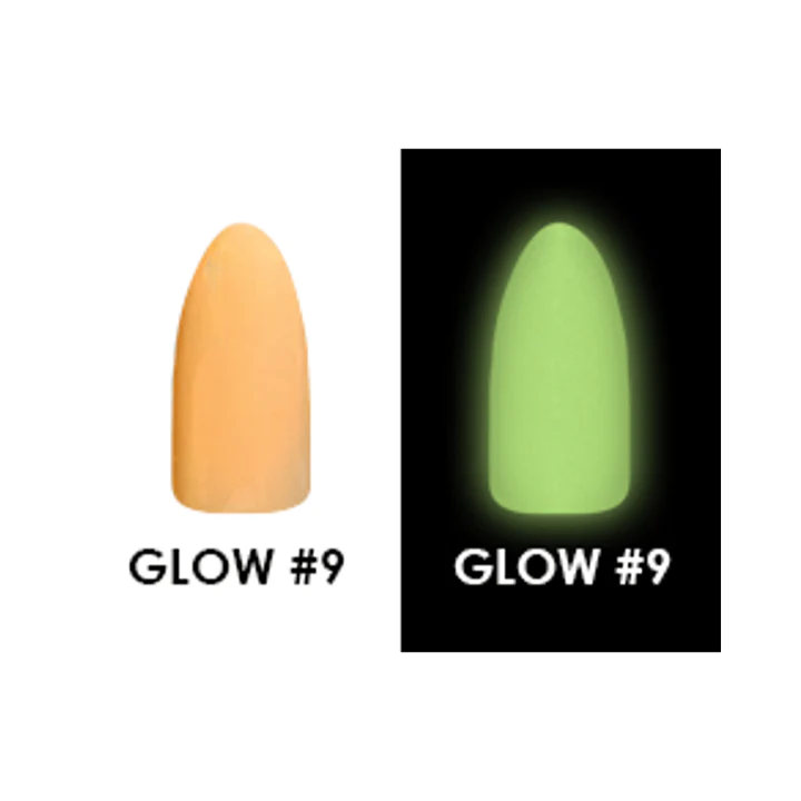 2 oz Chisel Glow In The Dark Acrylic & Dipping Powder Set 09