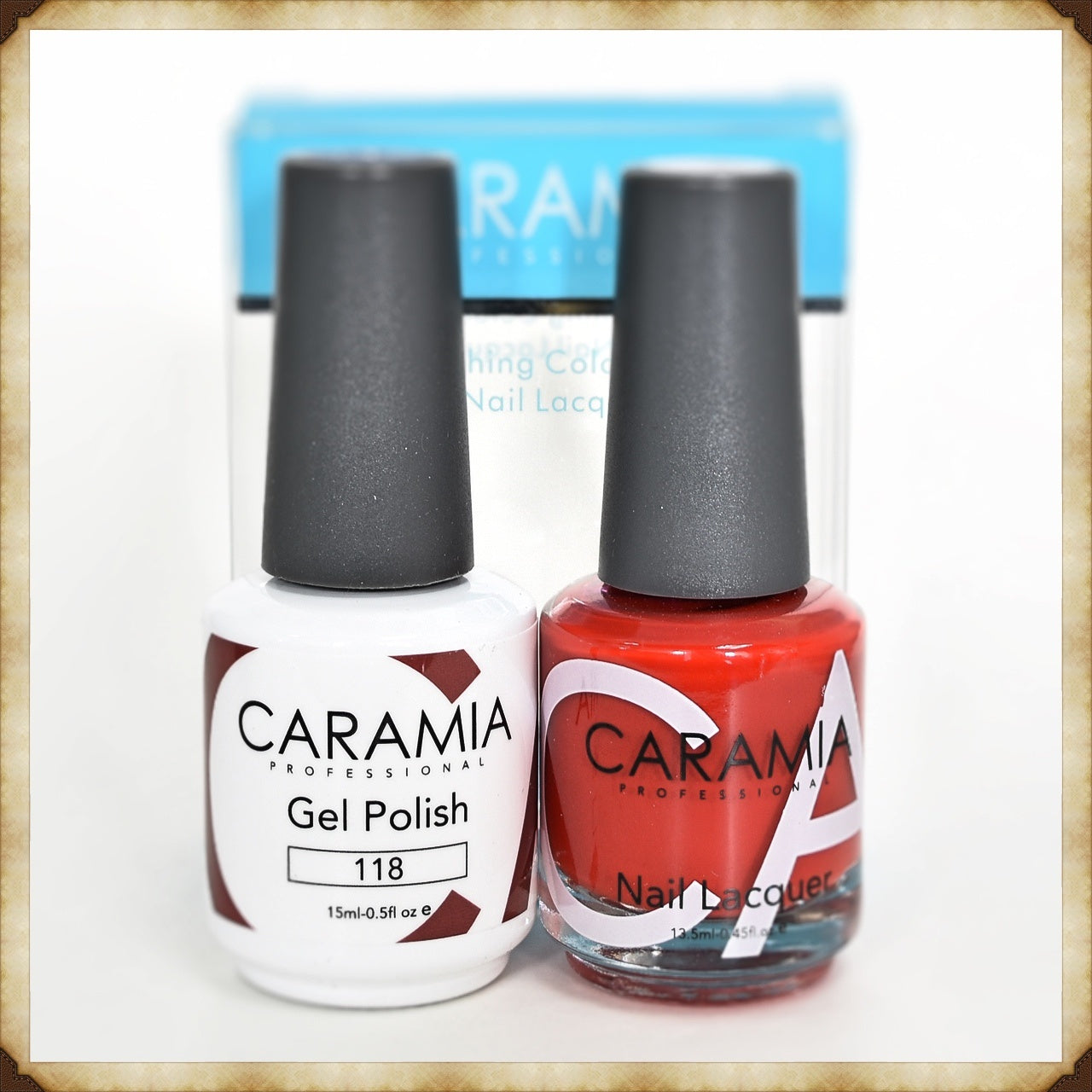 Caramia 118 Duo Set: Gel and Lacquer Combo