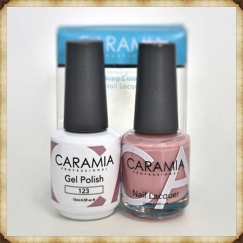 Caramia Two - in - One Gel and Lacquer Set 123 for Nail Beautification