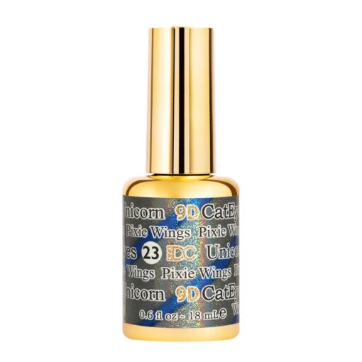 DC 9D Cat Eye Unicorn #23 Pixie Wings Gel Polish - 0.5 oz
