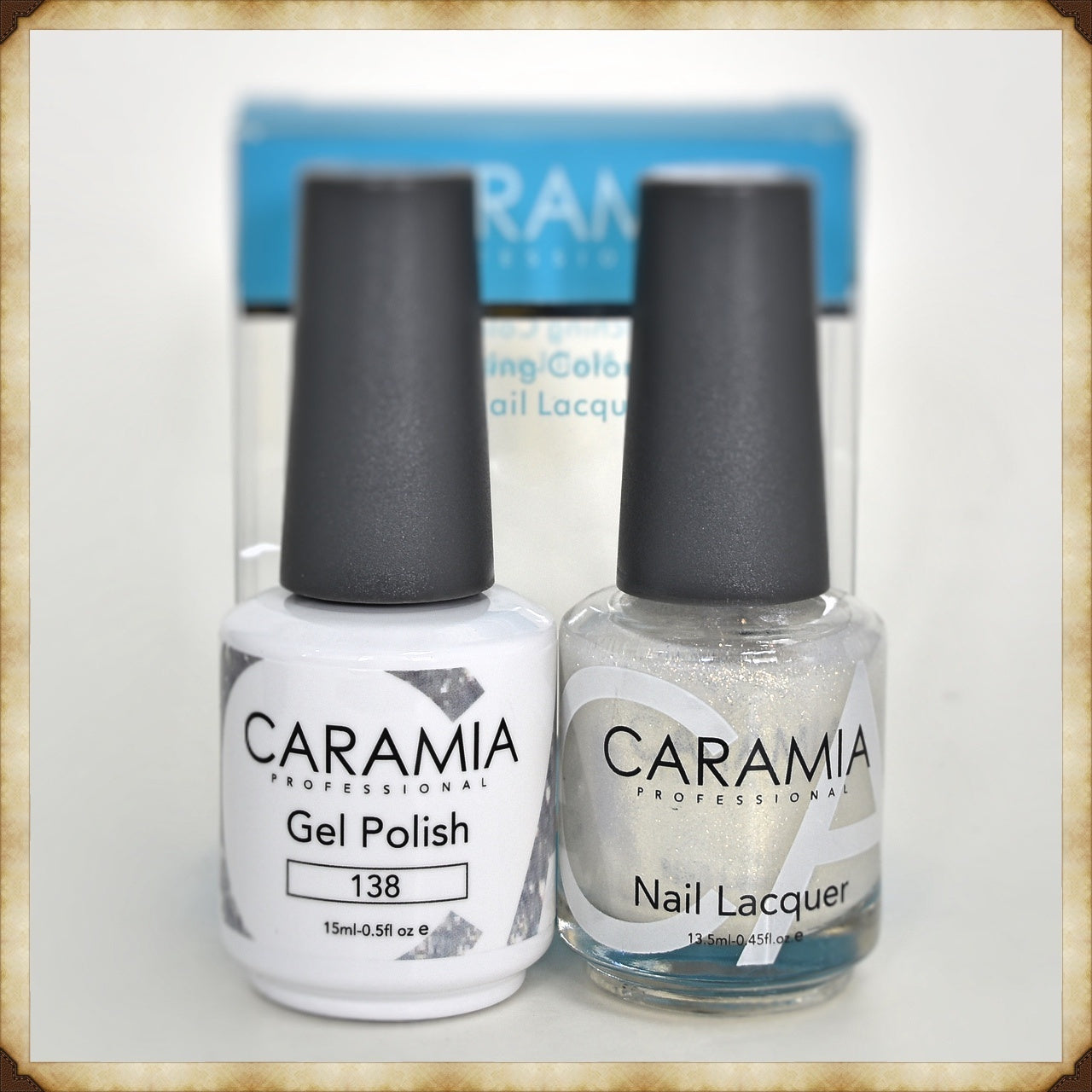 Caramia High - quality Duo Gel and Lacquer Set 138