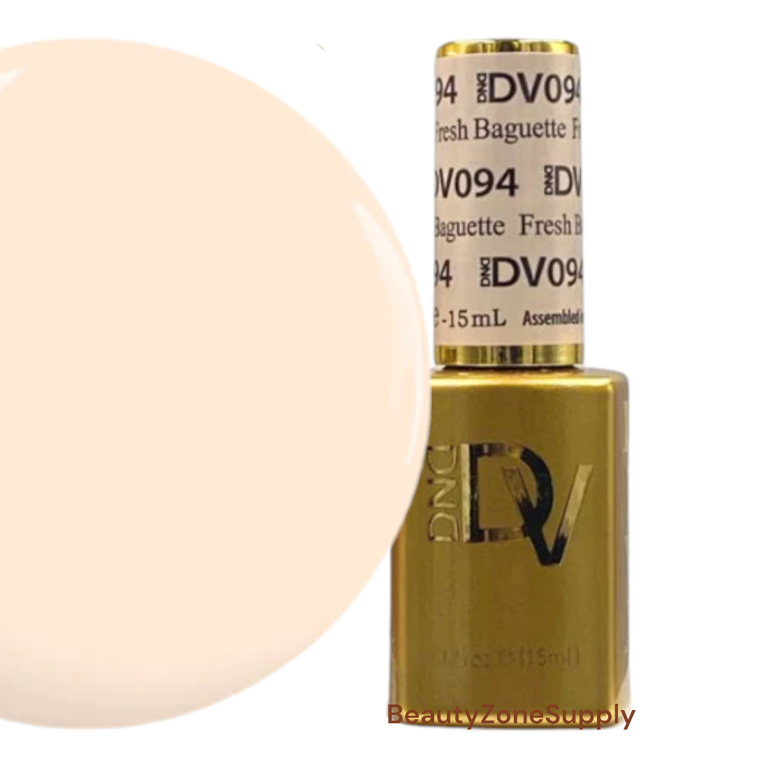DND Diva Professional Gel Nail Polish - 0.5 oz Bottle, Shade 094 Fresh Baguette